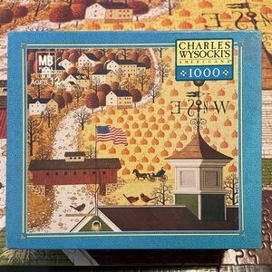 Charles Wysocki’s Americana 1000 Piece Puzzle - Used, Complete